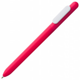 Ручка шариковая Swiper, розовая с белым