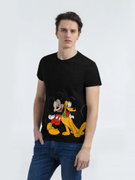 Футболка Mickey And Pluto, черная