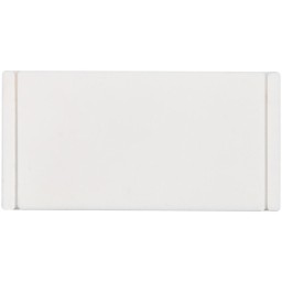 Лейбл из ПВХ Dzeta, XS, белый