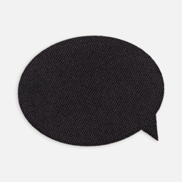 Наклейка тканевая Lunga Bubble, M, черная