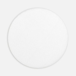 Наклейка тканевая Lunga Round, M, белая