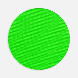 Наклейка тканевая Lunga Round, M, зеленый неон