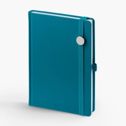 Ежедневник Favor Metal, недатированный, бирюзовый