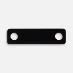 Шильдик металлический Alfa Liten, черный