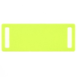 Шильдик металлический Kova, желтый неон