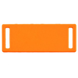Шильдик металлический Kova, оранжевый неон