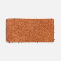 Лейбл кожаный Pasek, XS, горчичный