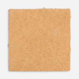 Лейбл кожаный Pasek, L, бежевый