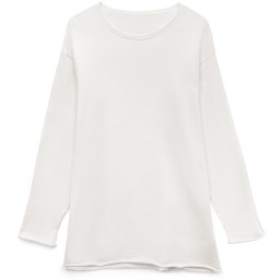 Лонгслив унисекс Siluetti Fuori, молочно-белый