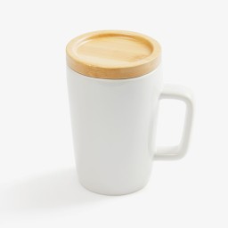 Кружка Vierra с крышкой-костером, белая