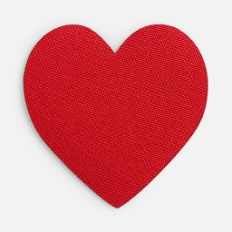 Наклейка тканевая Lunga Cor, M, красная