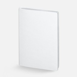 Ежедневник Nebraska Flex, недатированный, белый с серебристым