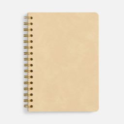 Ежедневник Spiral, недатированный, бежевый