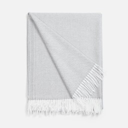 Плед «Гирвас», светло-серый