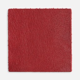 Лейбл кожаный Pasek, L, красный