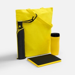 Набор Flexpen Black Walk, черный с желтым