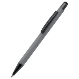 Ручка металлическая Story софт-тач, светло-серая