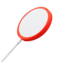 Беспроводное магнитное зарядное устройство Fomax 15W To Go, белый/красный