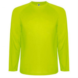 Спортивная футболка MONTECARLO L/S мужская, Флуоресцентный желтый