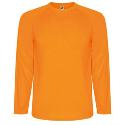 Спортивная футболка MONTECARLO L/S мужская, Флуоресцентный оранжевый