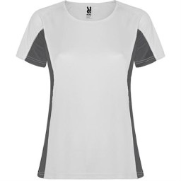 Спортивная футболка SHANGHAI WOMAN женская, БЕЛЫЙ/ТЕМНЫЙ ГРАФИТ S