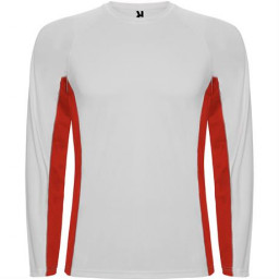 Спортивная футболка SHANGHAI L/S мужская, Белый/Красный