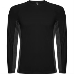 Спортивная футболка SHANGHAI L/S мужская, Черный/Темный графит