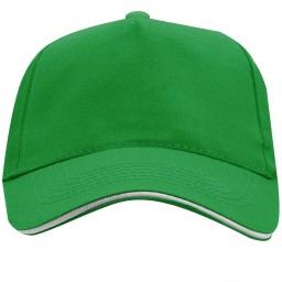 Бейсболка 5-панельная ERIS, Папоротниковый