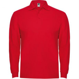 Футболка поло ESTRELLA L/S мужская, Красный