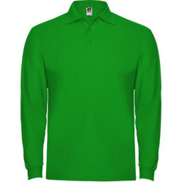 Футболка поло ESTRELLA L/S мужская, Травяной зеленый