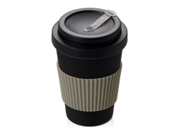 Термокружка "Muffin" из натуральных волокон, черный