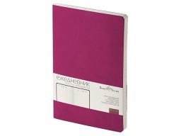 Ежедневник А5 недатированный «Megapolis Velvet Flex», темно-розовый