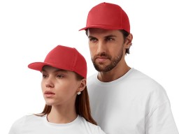 Бейсболка "Mix" 5-ти панельная 180 гр, красный