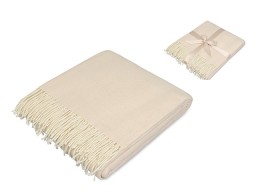 Акриловый плед Dapple 160x210 см, бежевый