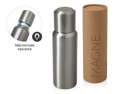 Вакуумный термос c магнитной крышкой "Magne", 500 мл, серебристый