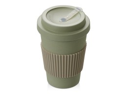Термокружка "Muffin" из натуральных волокон, оливковый