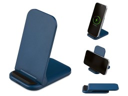 Беспроводное зарядное устройство «Foldy», 15 Вт, темно-синий