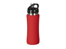 Бутылка для воды "Bottle C1", сталь, soft touch, 600 мл, красный (Р)