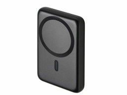 Магнитный внешний беспроводной аккумулятор «Polarix», QC/PD, 10000 мАч, черный