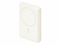 Магнитный внешний беспроводной аккумулятор «Polarix», QC/PD, 10000 мАч, слоновая кость