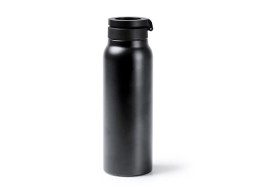 Термобутылка «Хэйду» с двойными стенками и корпусом из переработанной нержавеющей стали, черный