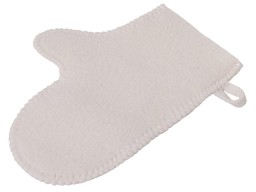 Рукавица для бани и сауны "Healing", белый