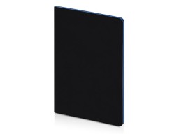 Бизнес-тетрадь А5 "Pragmatic Contrast", 40 листов в клетку, черный с голубым срезом