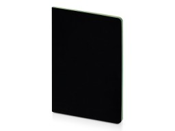 Бизнес-тетрадь А5 "Pragmatic Contrast", 40 листов в клетку, черный с салатовым срезом