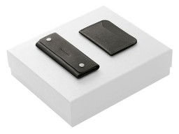 Подарочный набор Long River: картхолдер, ключница, белая коробка