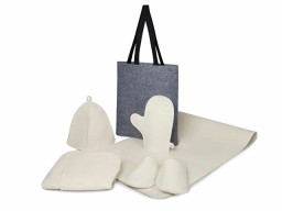 Банный набор с парео "Healing", женский, белый