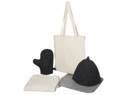 Банный набор с парео "Healing Light", женский, серый