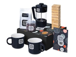 Подарочный набор «Re:y. Together»  с френчпрессом, кружками и дженгой