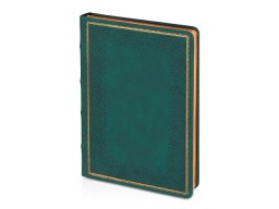 Ежедневник недатированный А5 "Royal", зеленый с бронзовым срезом