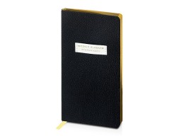 Еженедельник недатированный А6 "Black" с нашивкой, черный